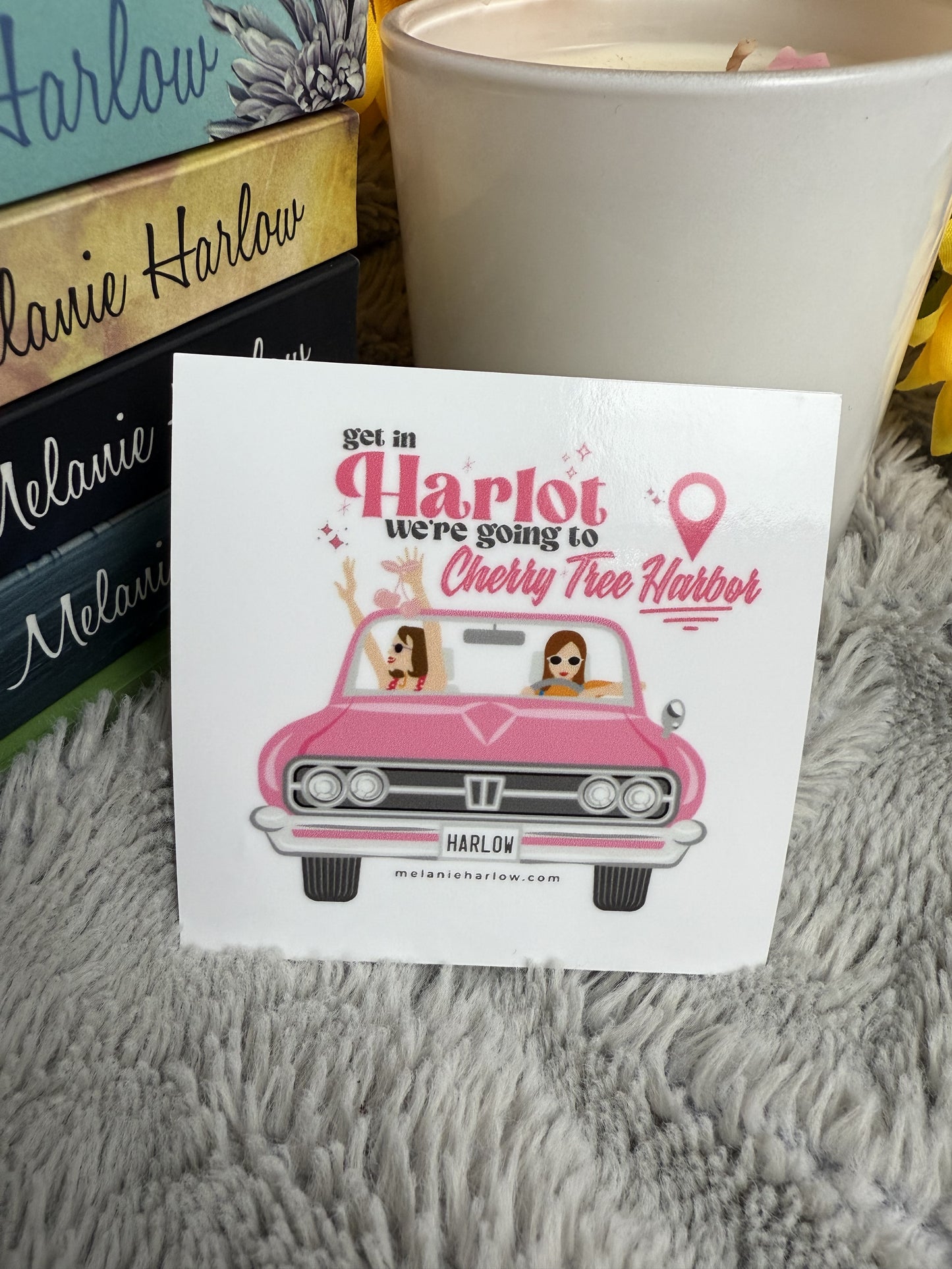 Get in Harlot Sticker