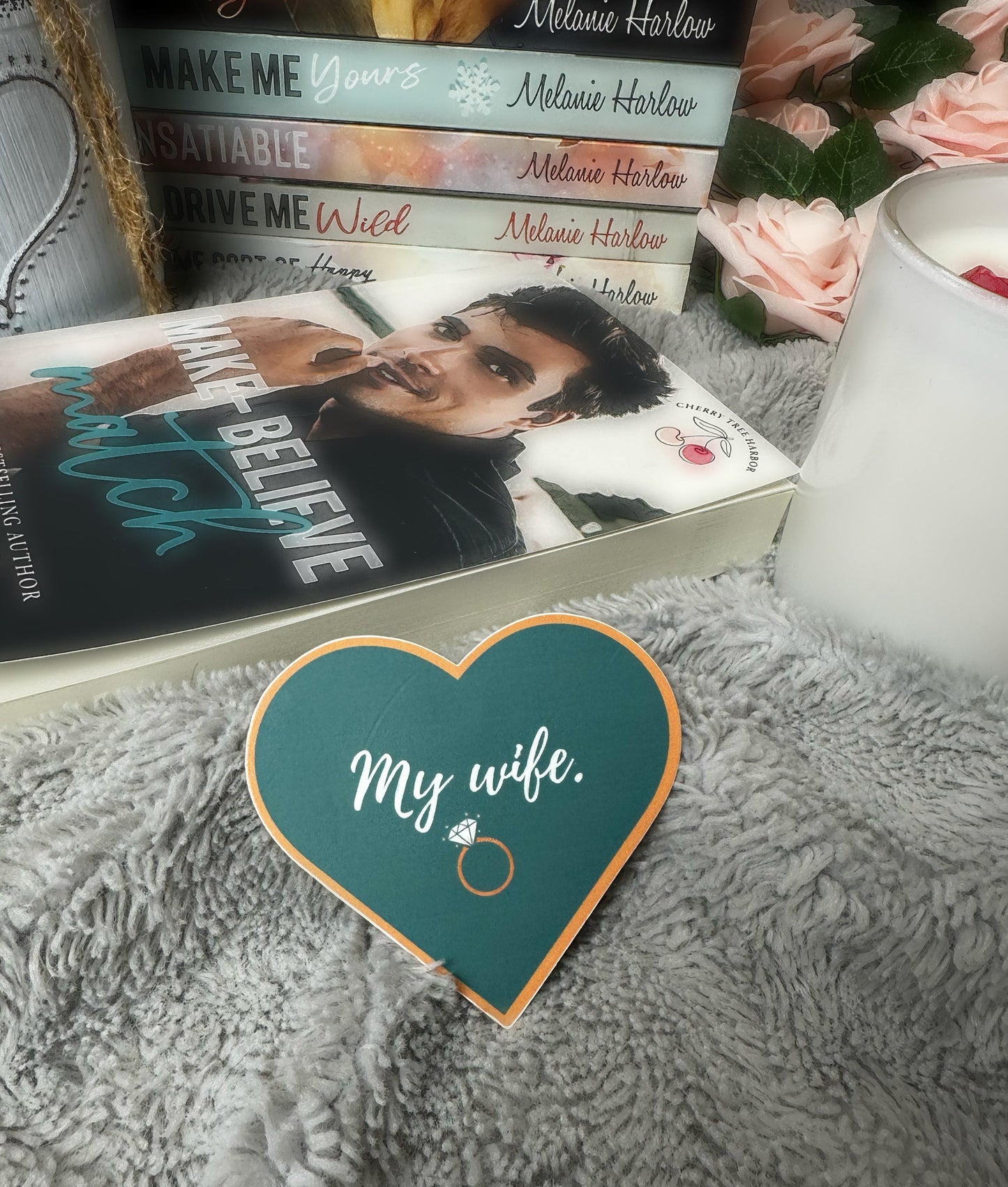 Make-Believe Match - My Wife Sticker