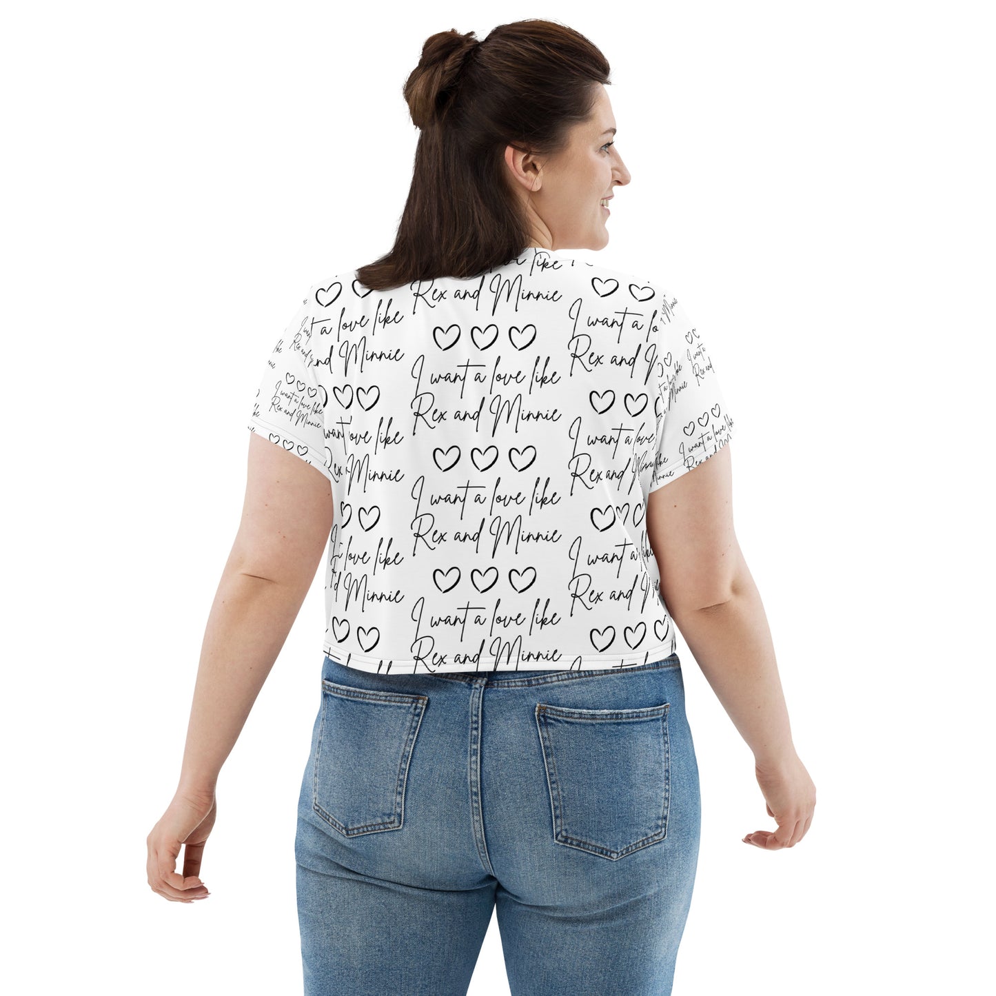 Love Like Rex & Minnie Crop Tee