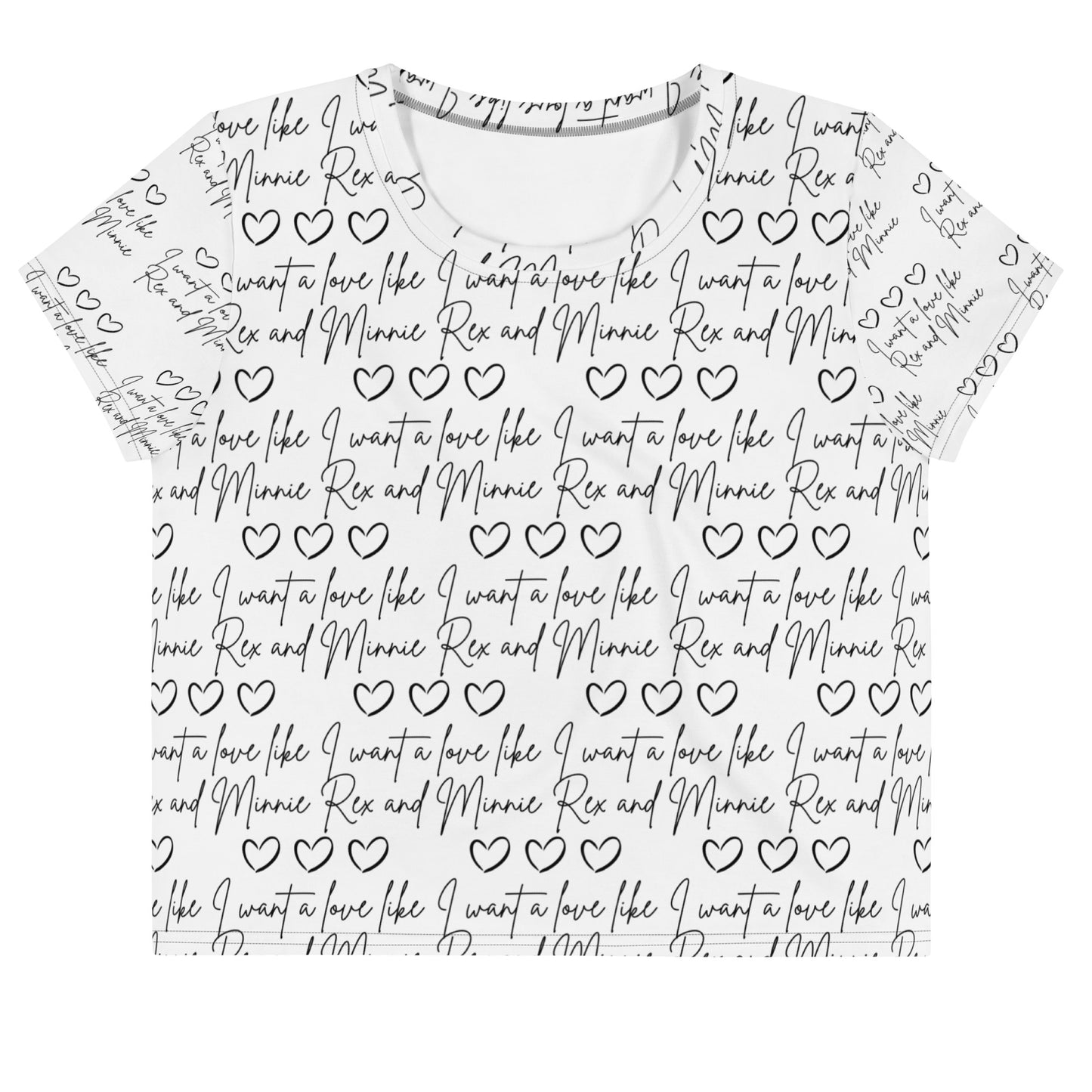Love Like Rex & Minnie Crop Tee