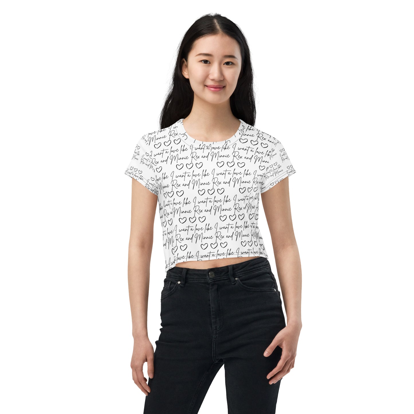 Love Like Rex & Minnie Crop Tee