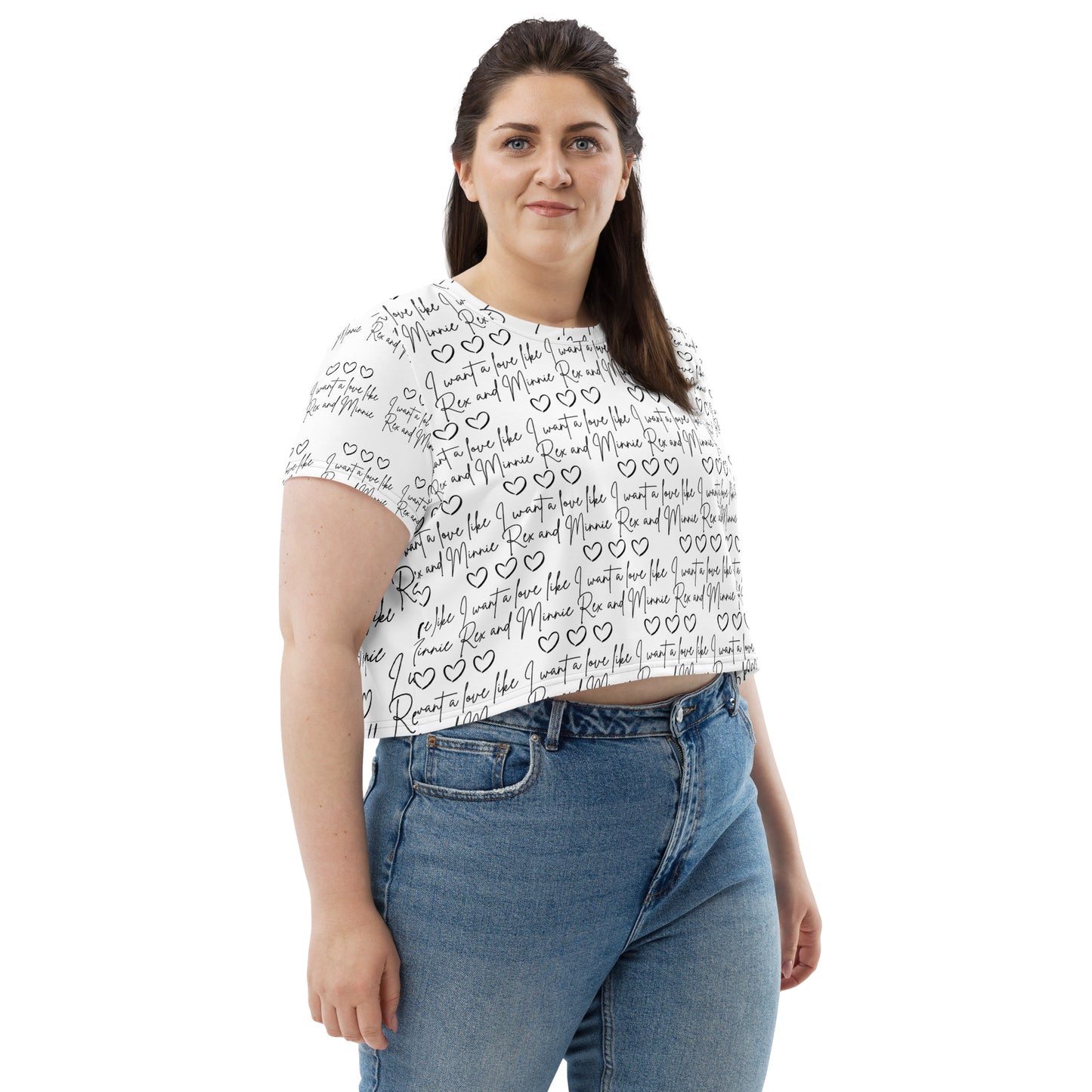 Love Like Rex & Minnie Crop Tee