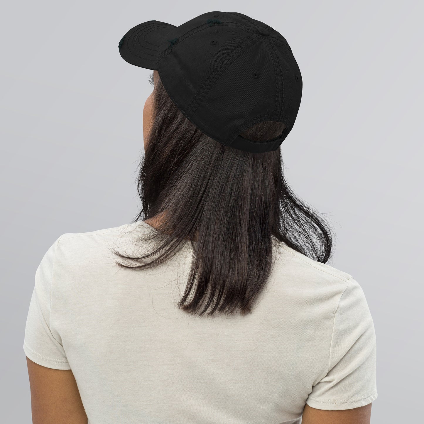 Two Buckleys Distressed Dad Hat