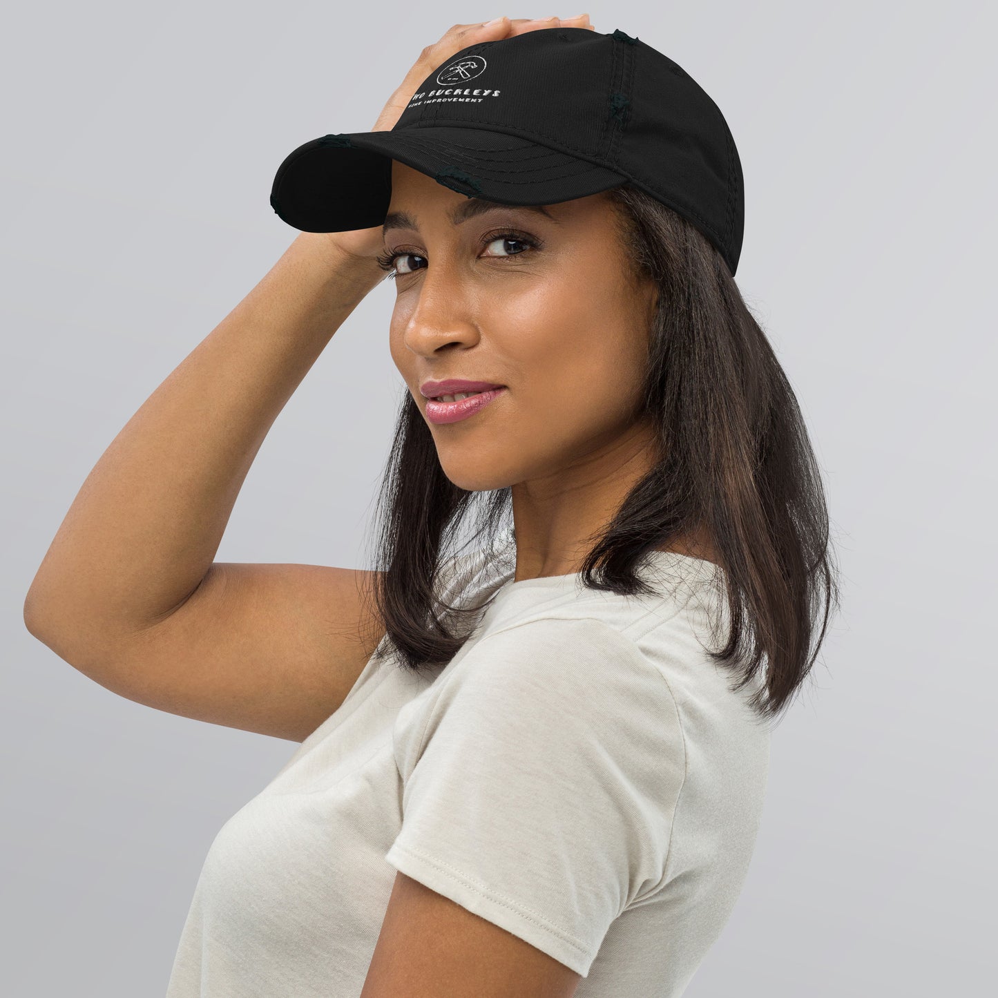 Two Buckleys Distressed Dad Hat