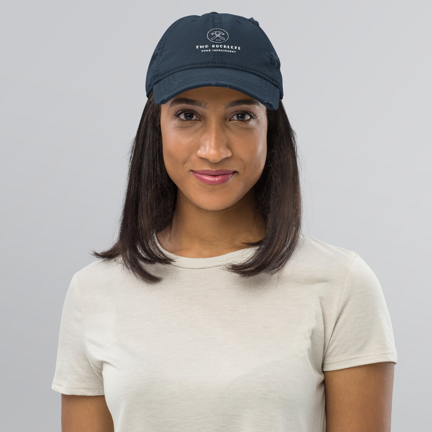 Two Buckleys Distressed Dad Hat