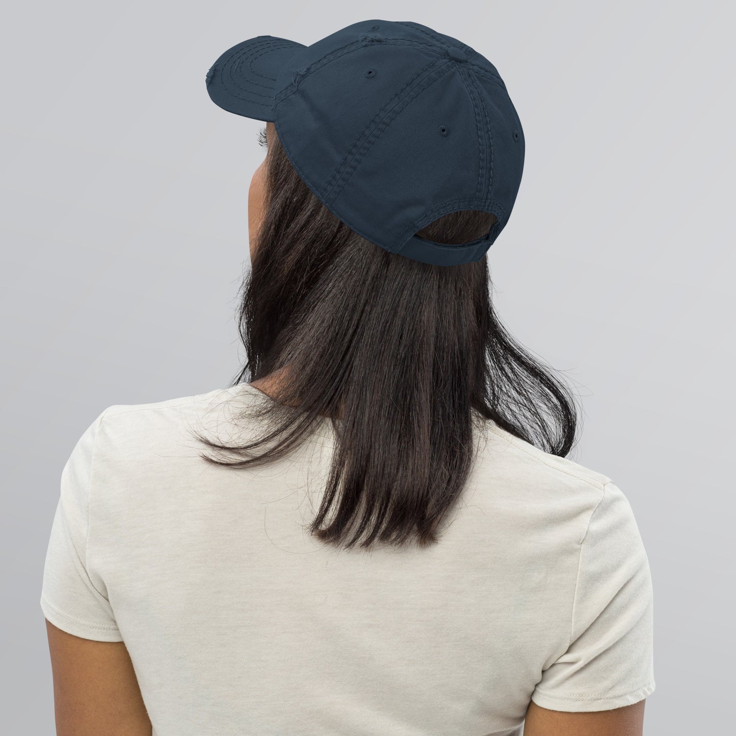 Two Buckleys Distressed Dad Hat
