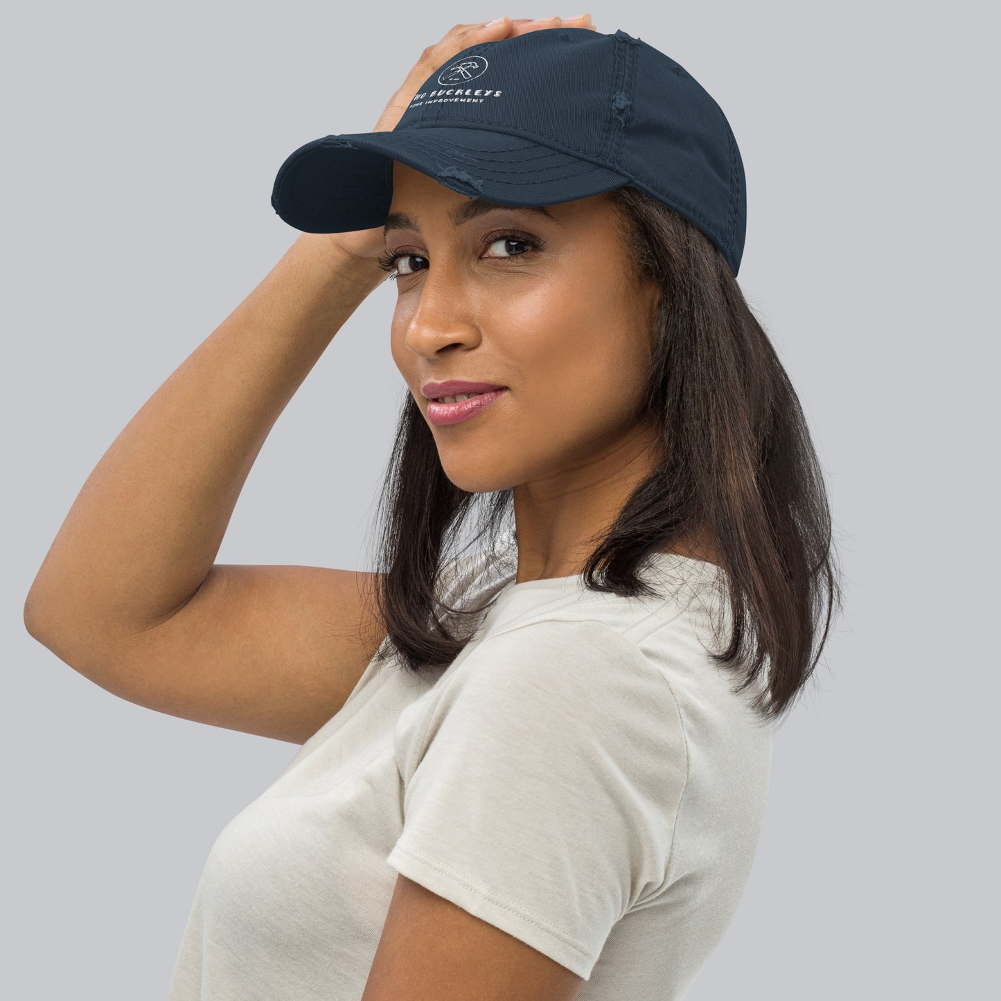 Two Buckleys Distressed Dad Hat