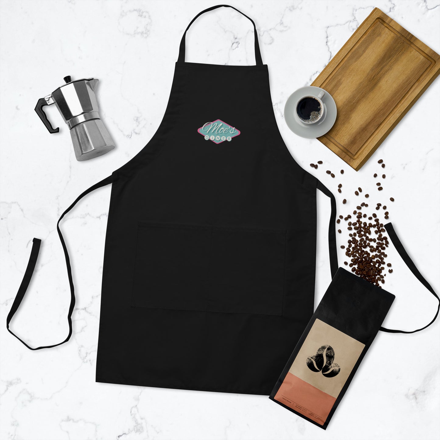 Moe's Diner - Embroidered Apron