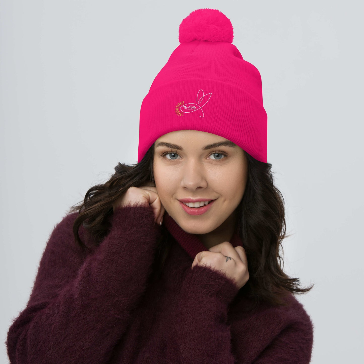 Firefly Logo Pom-Pom Beanie