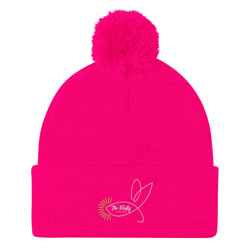 Firefly Logo Pom-Pom Beanie