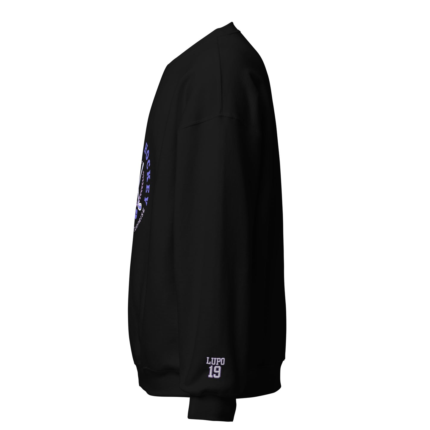 Chicago Hockey & Lupo Embroidery Sleeve Crewneck