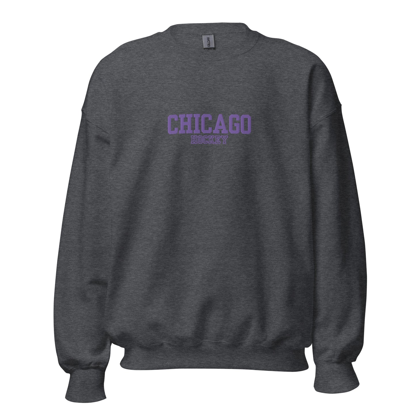 Chicago Hockey Embroidery Crewneck