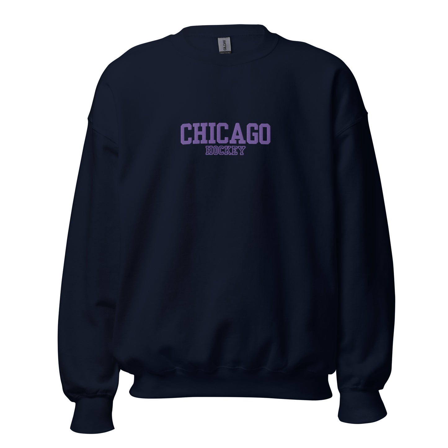 Chicago Hockey Embroidery Crewneck