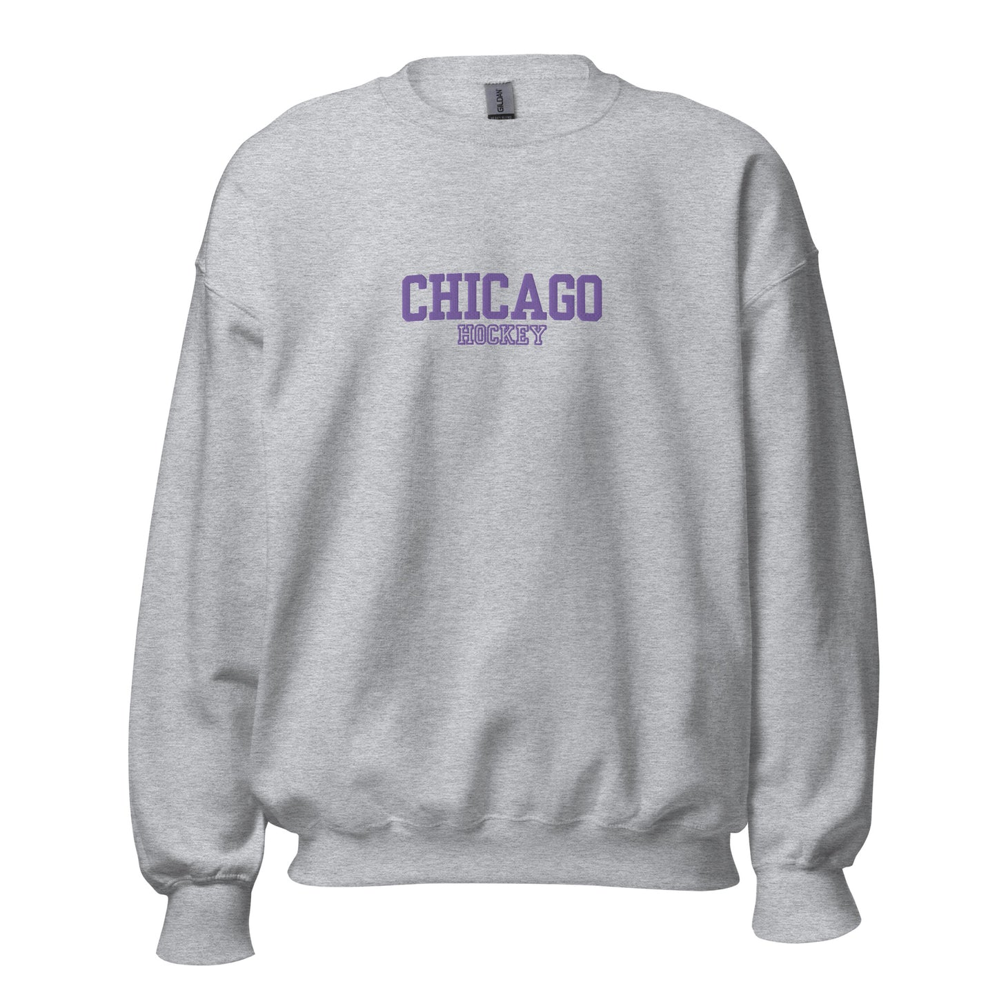Chicago Hockey Embroidery Crewneck