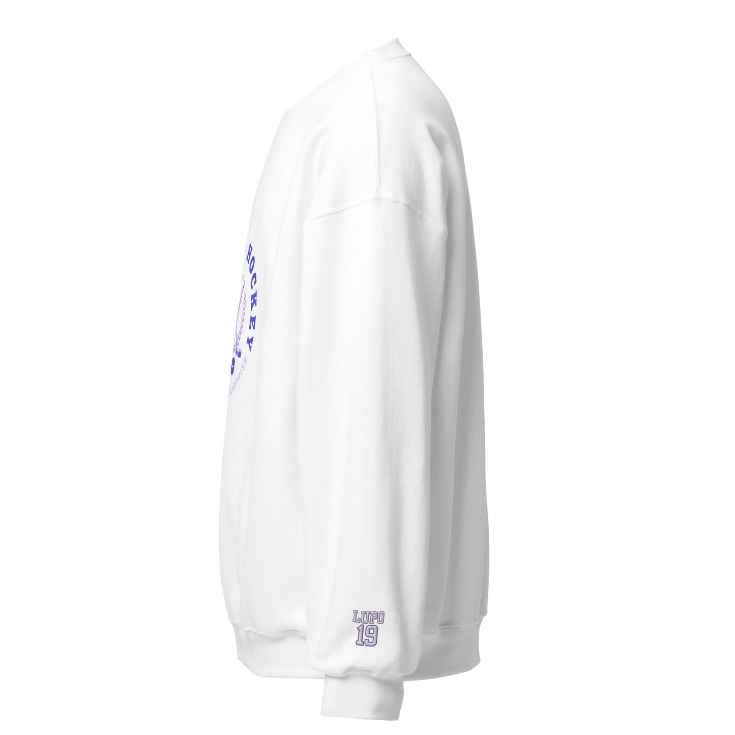 Chicago Hockey & Lupo Embroidery Sleeve Crewneck