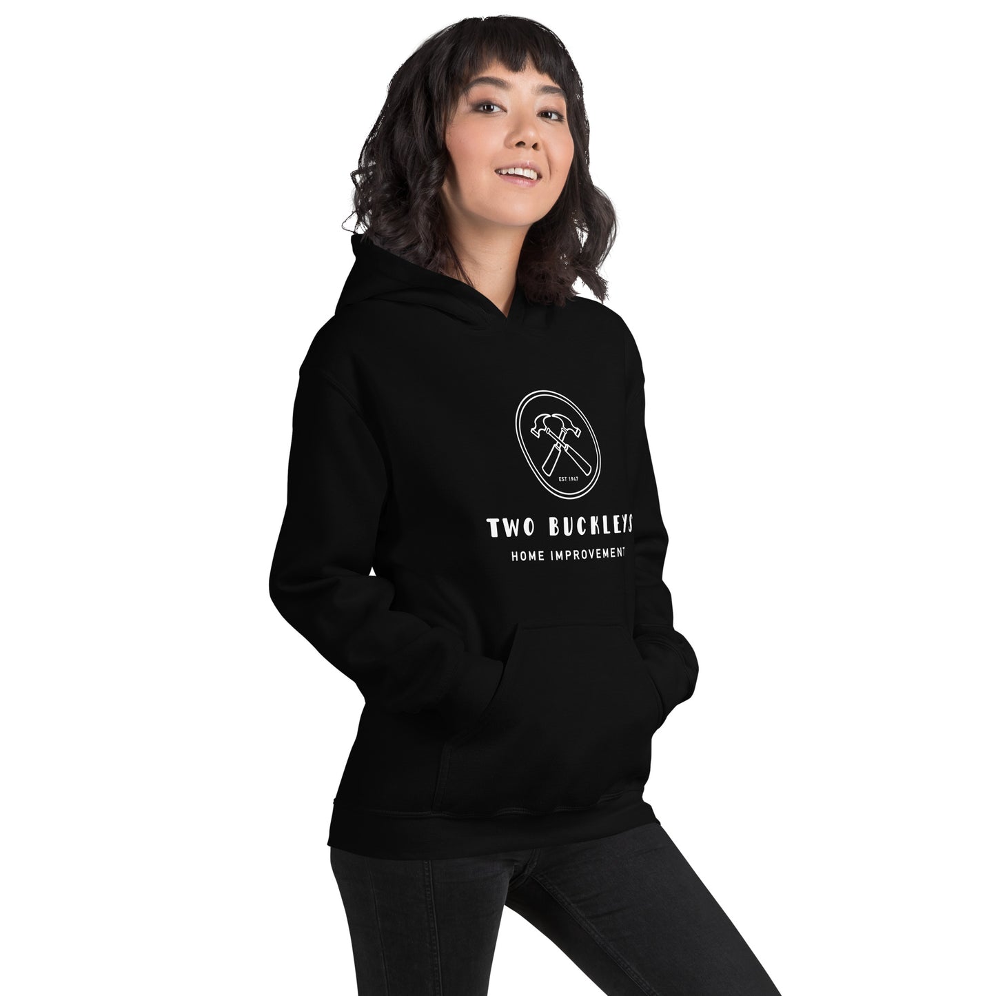 Two Buckleys Hoodie - light logo