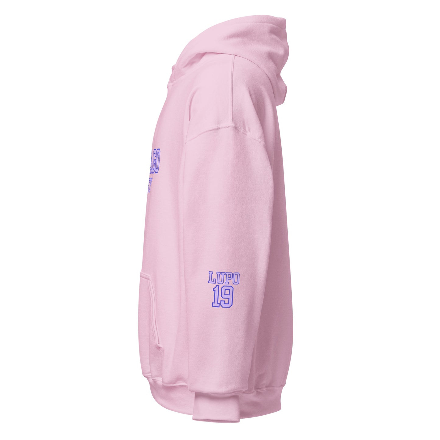 Chicago Hockey & Lupo Embroidery Sleeve Hoodie - Slap Shot Surprise