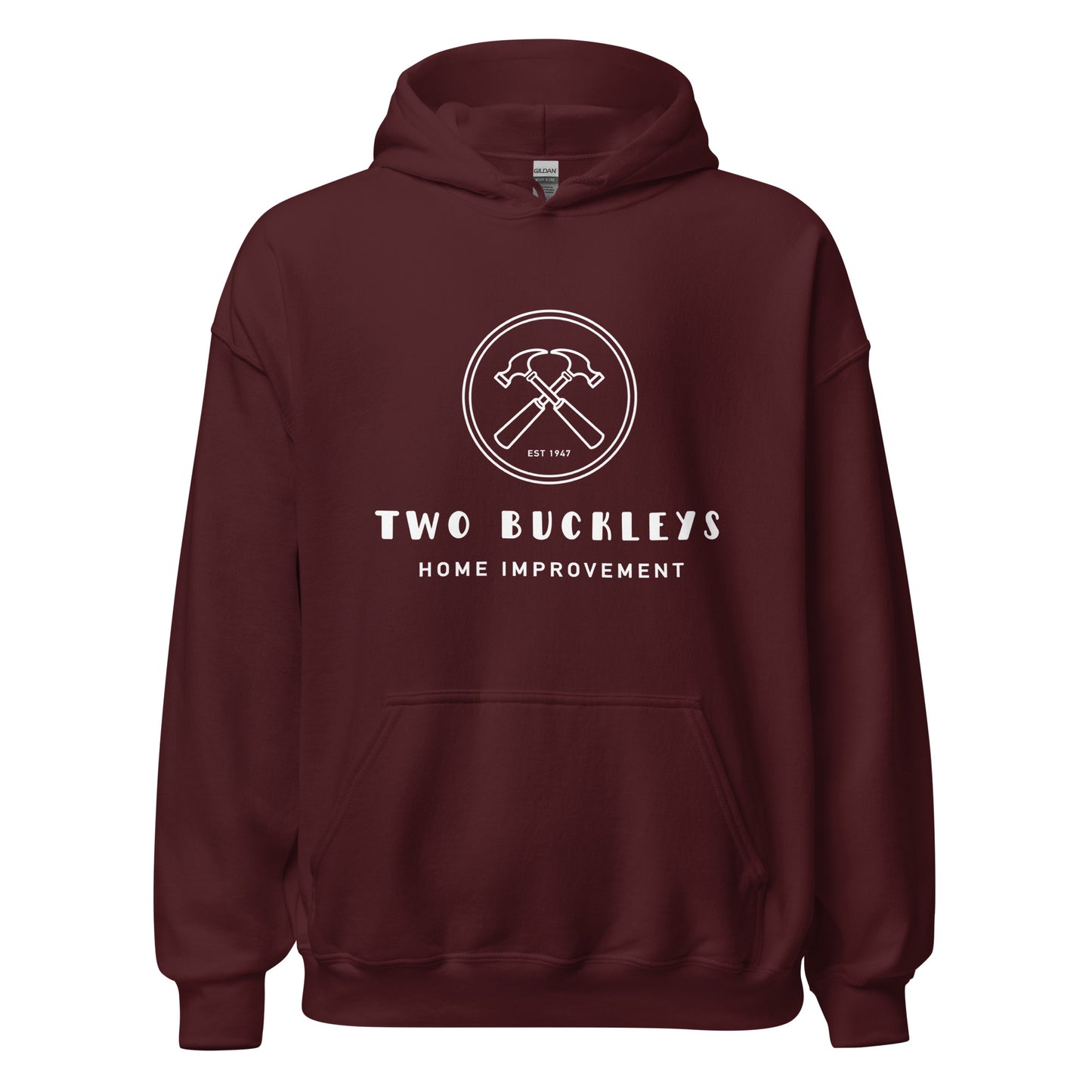 Two Buckleys Hoodie - light logo
