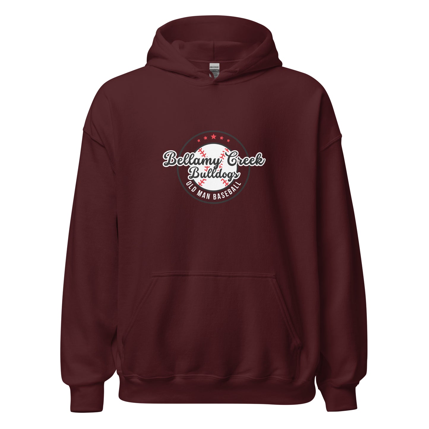 Old Man Basbeall Hoodie - light logo