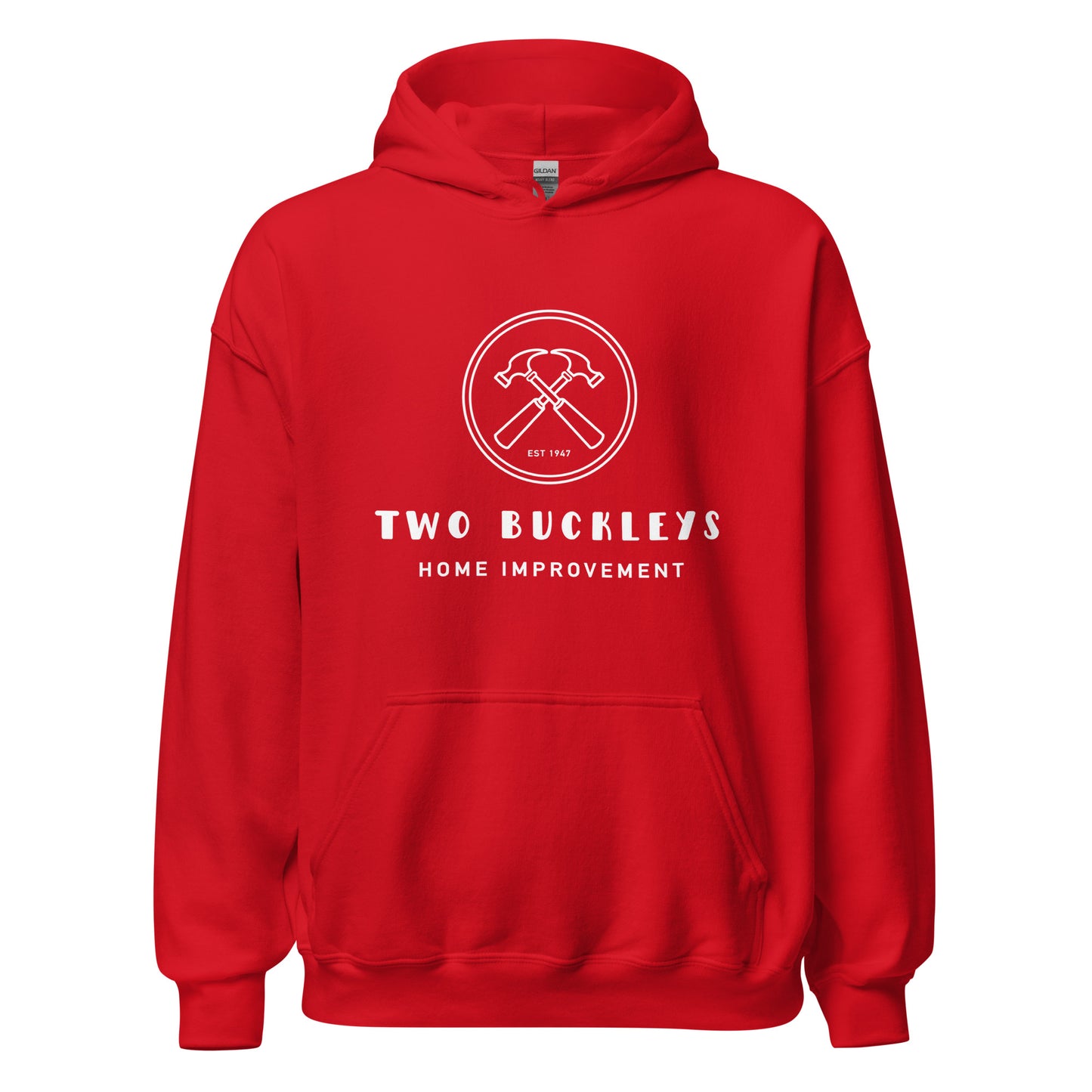 Two Buckleys Hoodie - light logo