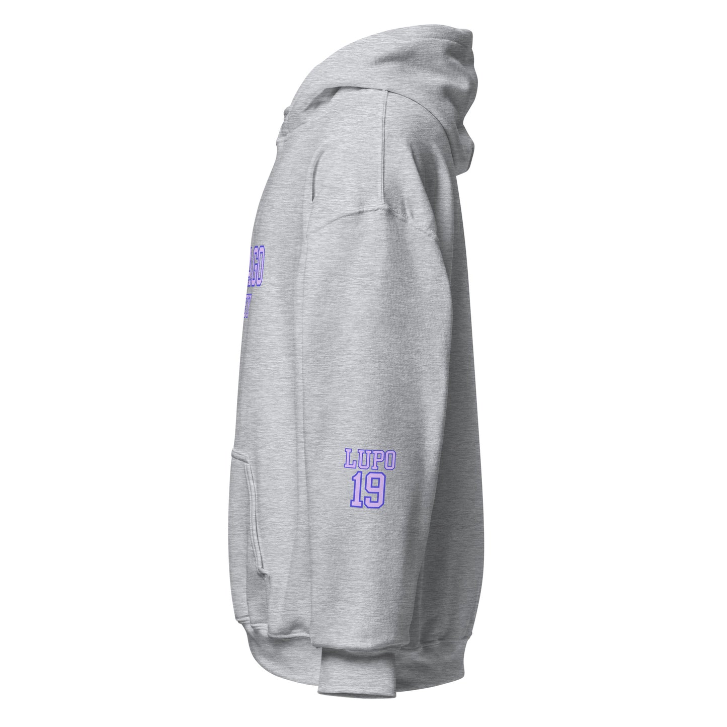 Chicago Hockey & Lupo Embroidery Sleeve Hoodie - Slap Shot Surprise