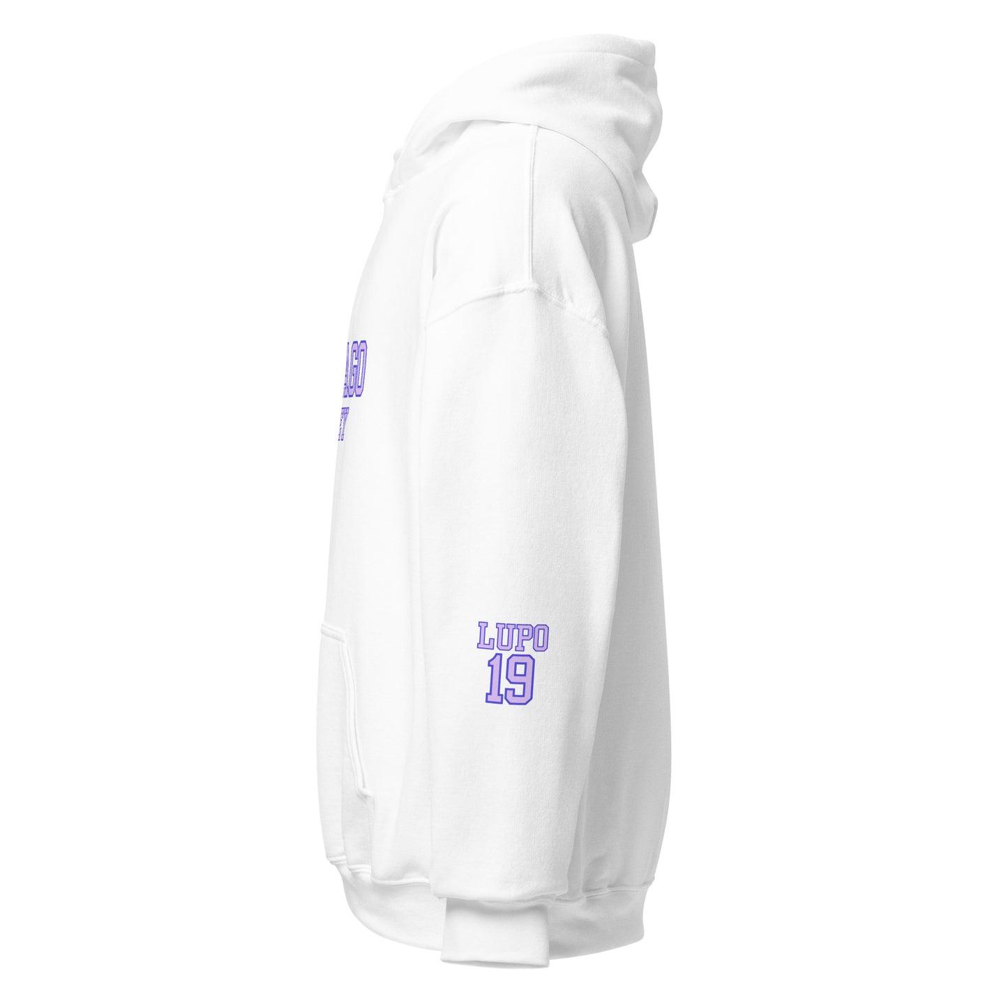 Chicago Hockey & Lupo Embroidery Sleeve Hoodie - Slap Shot Surprise