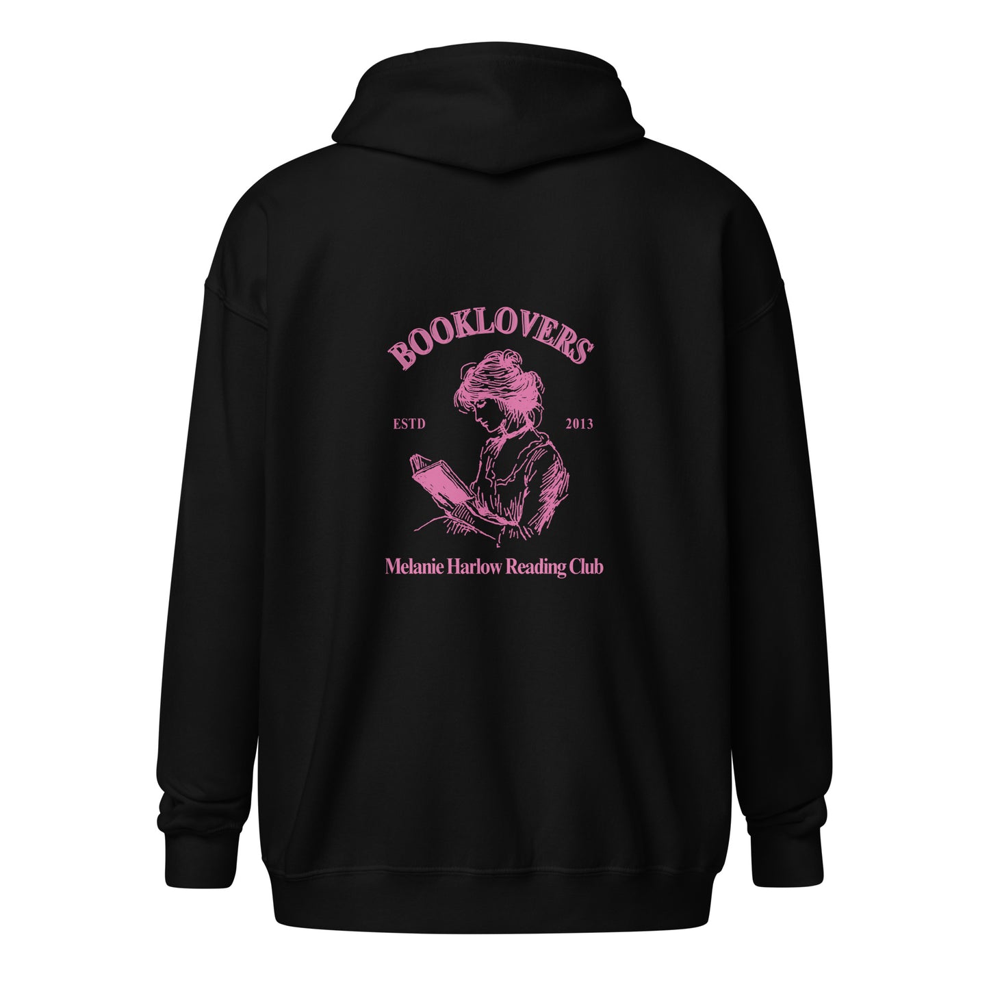 Booklovers blend zip hoodie