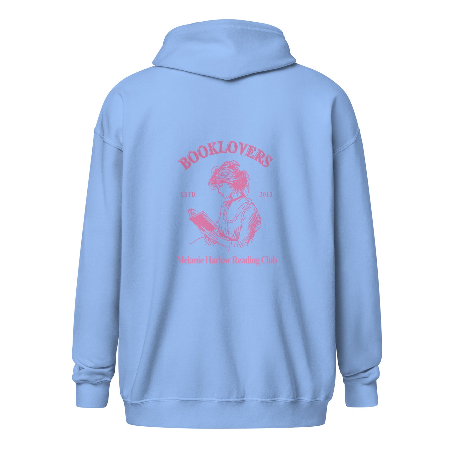 Booklovers blend zip hoodie