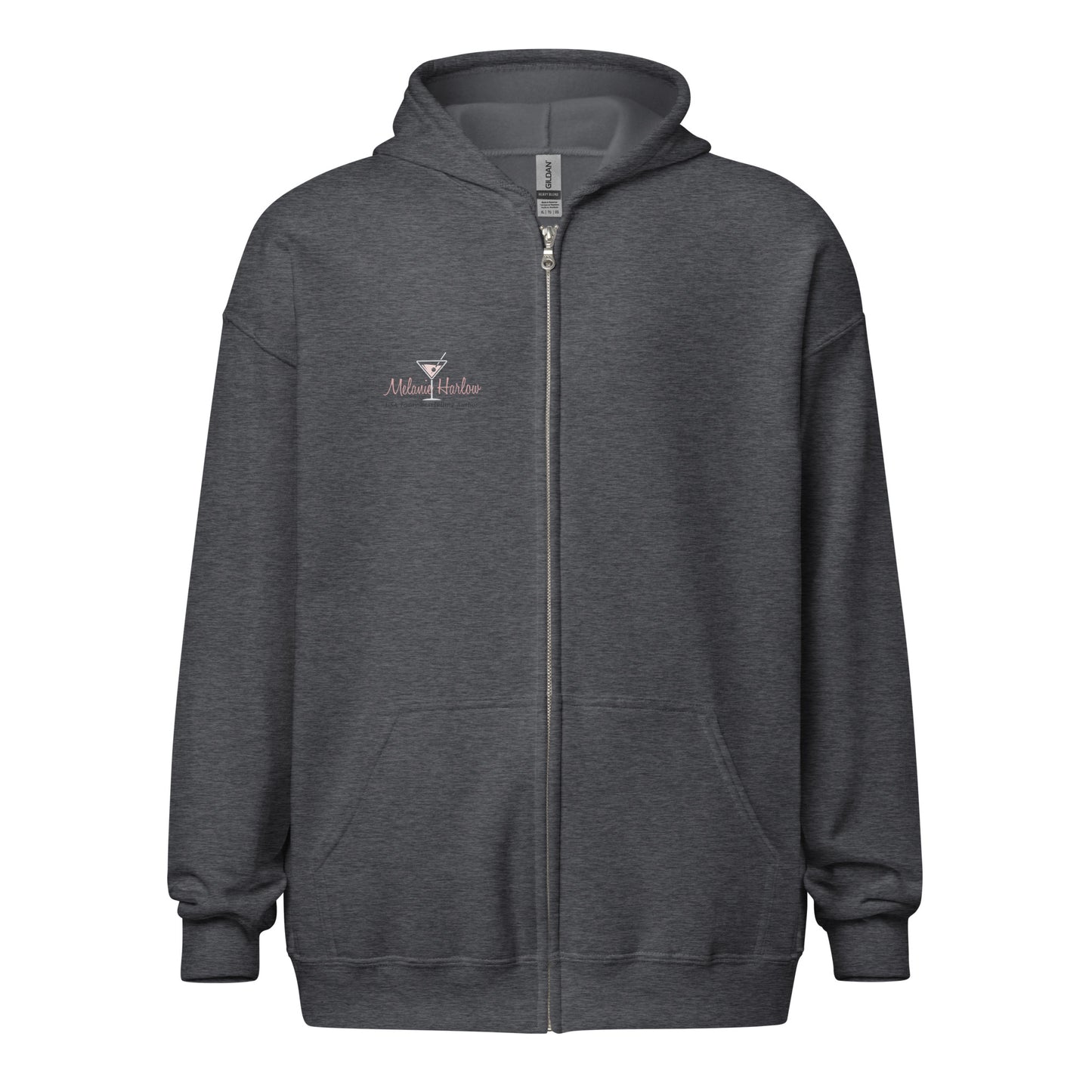 Booklovers blend zip hoodie