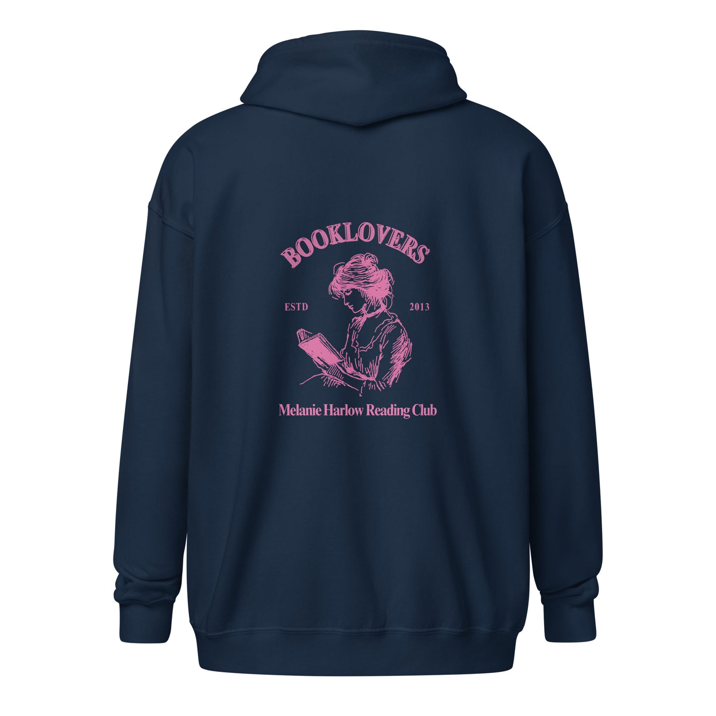 Booklovers blend zip hoodie