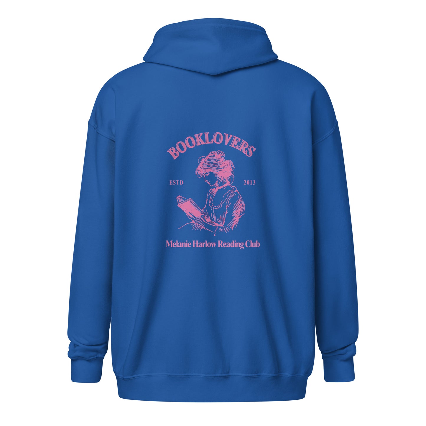 Booklovers blend zip hoodie