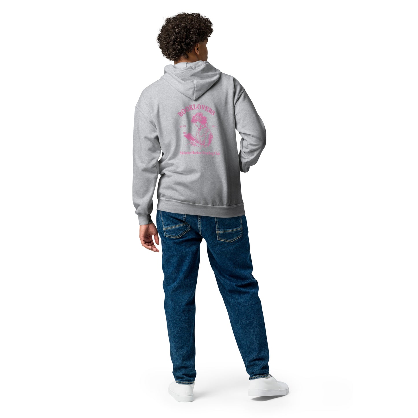 Booklovers blend zip hoodie